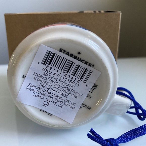 New Starbucks Paris You Are Here 2 oz Demi Expresso Mug Ornament - Picture 7 of 7